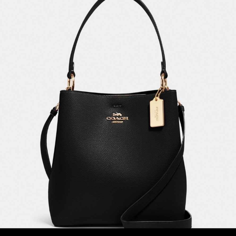 Coach Town Bucket Bag Black